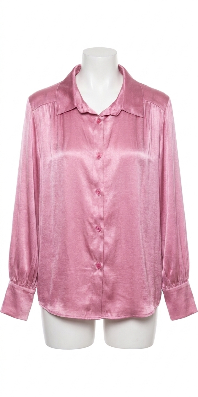 NEW GIGI MODA gia satin top in rosewood